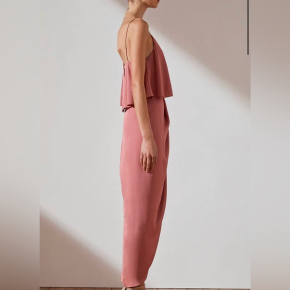 NWT Shona Joy luxe cocktail frill dress sz- 8 - Picture 2 of 4